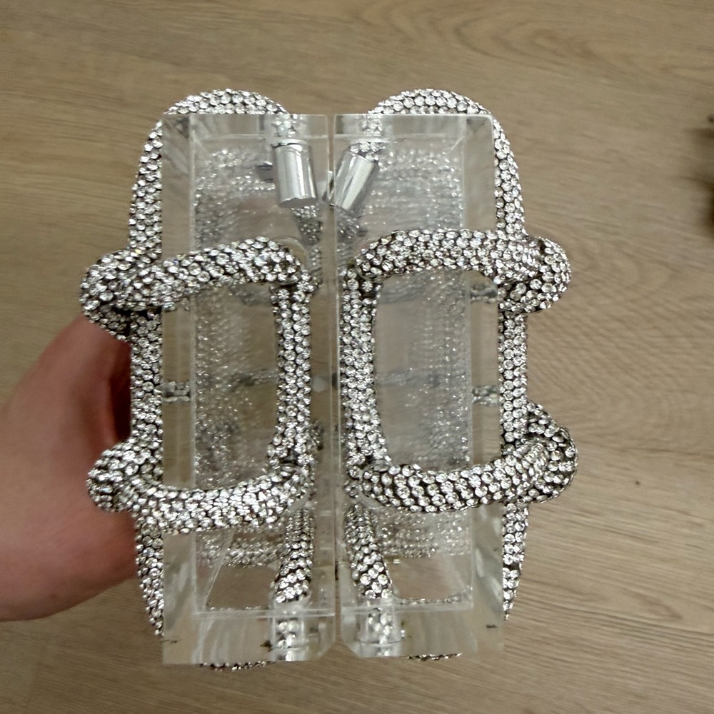 Cult Gaia Bess Caged Embellished Box Shoulder Bag - Picture 6 of 7